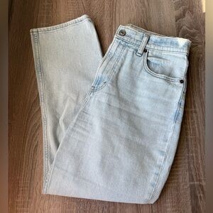 Abercrombie & Fitch Ankle Straight Ultra High Rise Jeans